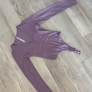 Purple Long Sleeve Bodysuit